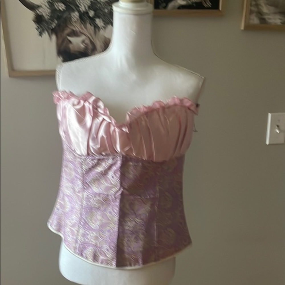 Elegant Pink and Purple Women's Top